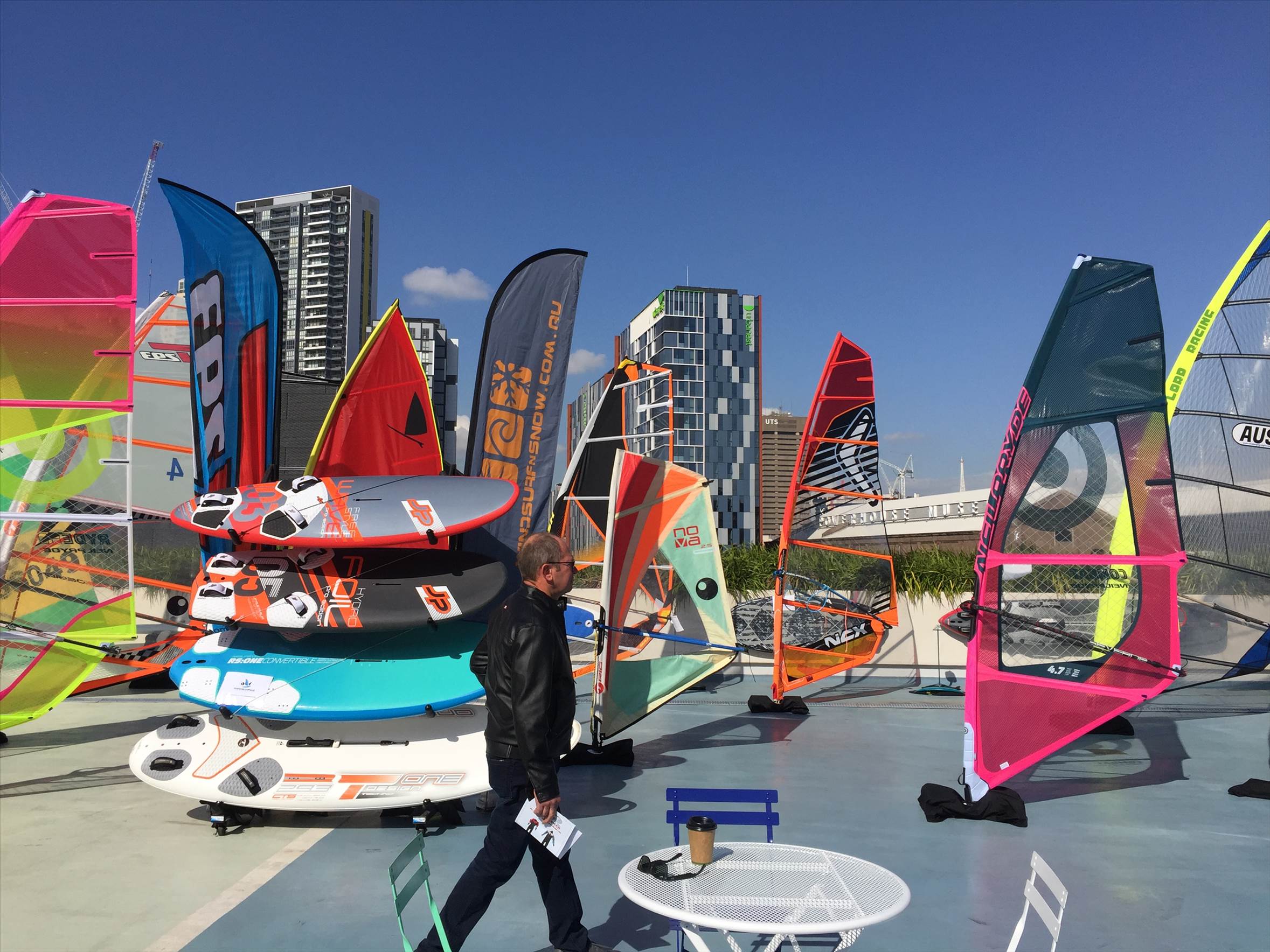 Boat show - Celebrating 50 years of  the Windsurfer!