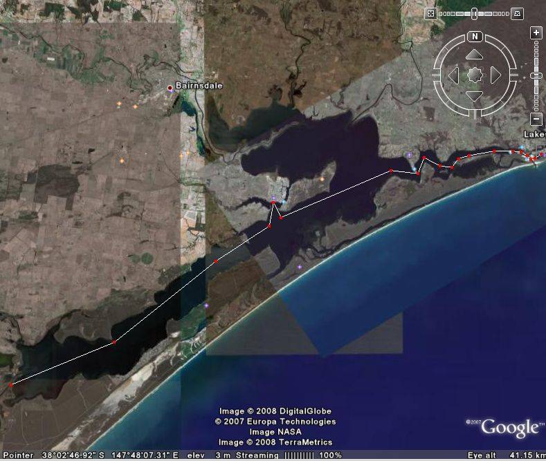 Hollands Landing to Lakes Entrance Marathon