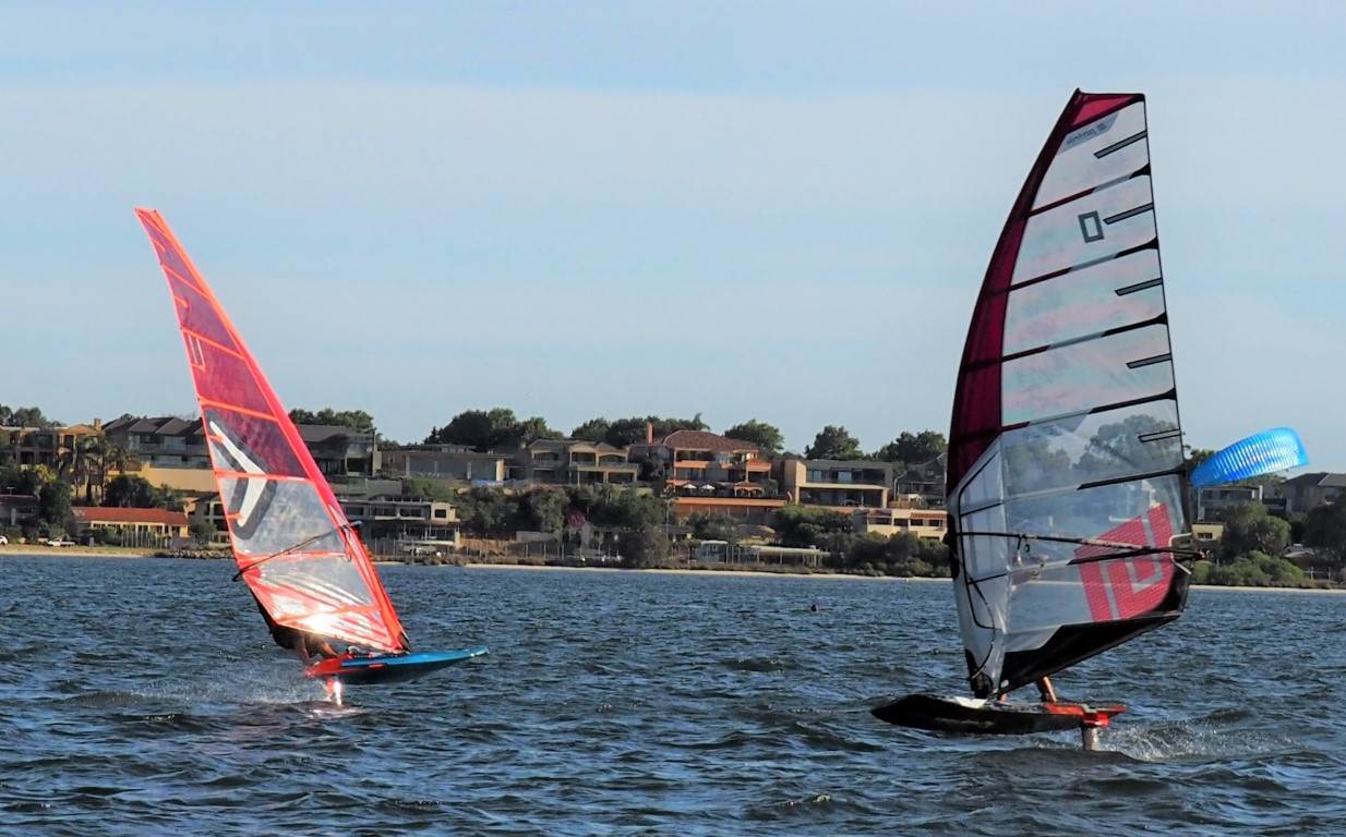 Foil Fest 2021 Action at the Goolangatup Sailing Carnival