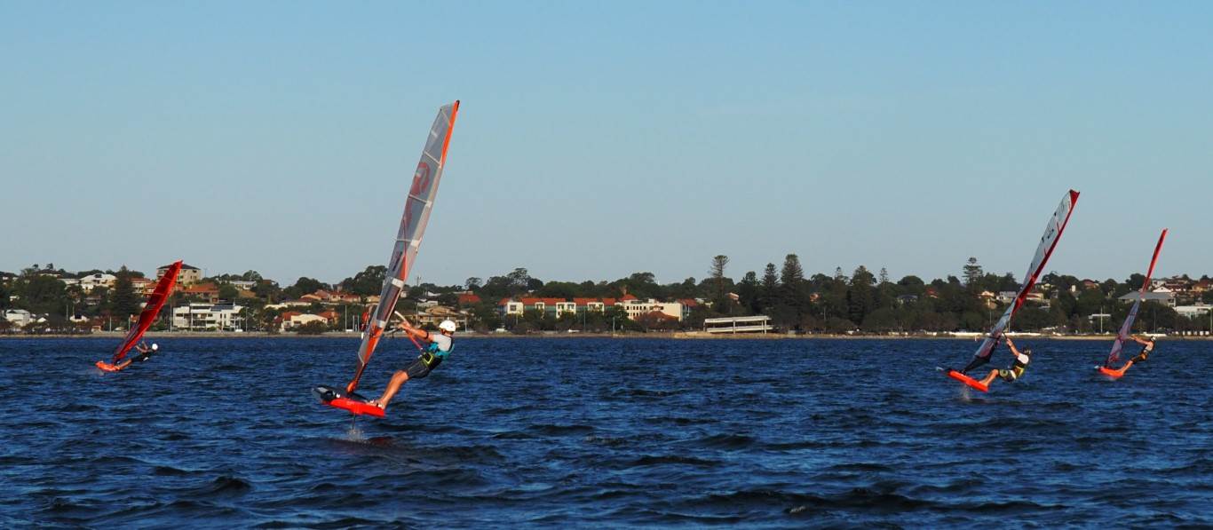 Foil Fest 2021 Action at the Goolangatup Sailing Carnival