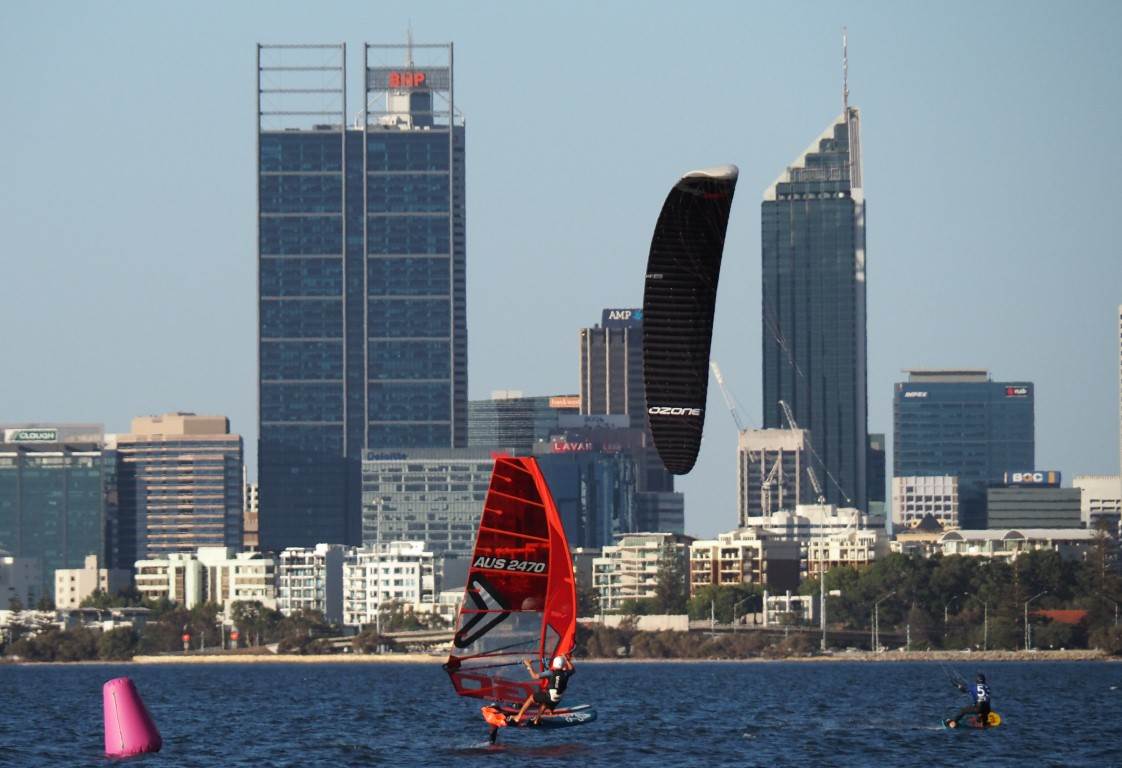 Foil Fest 2021 Action at the Goolangatup Sailing Carnival