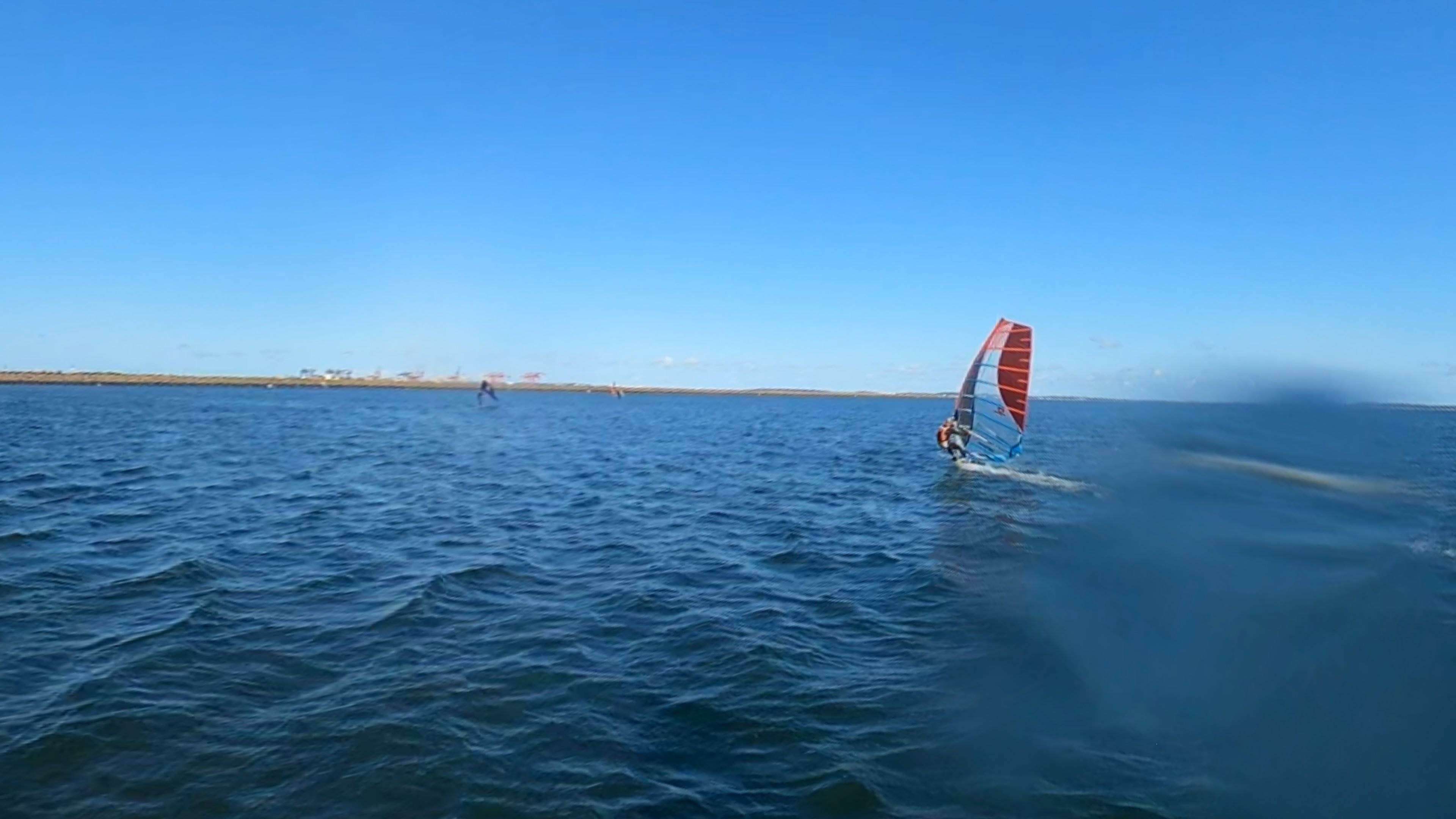 Early Spring day at the end of Winter 2022 with a lot of sails and wings out