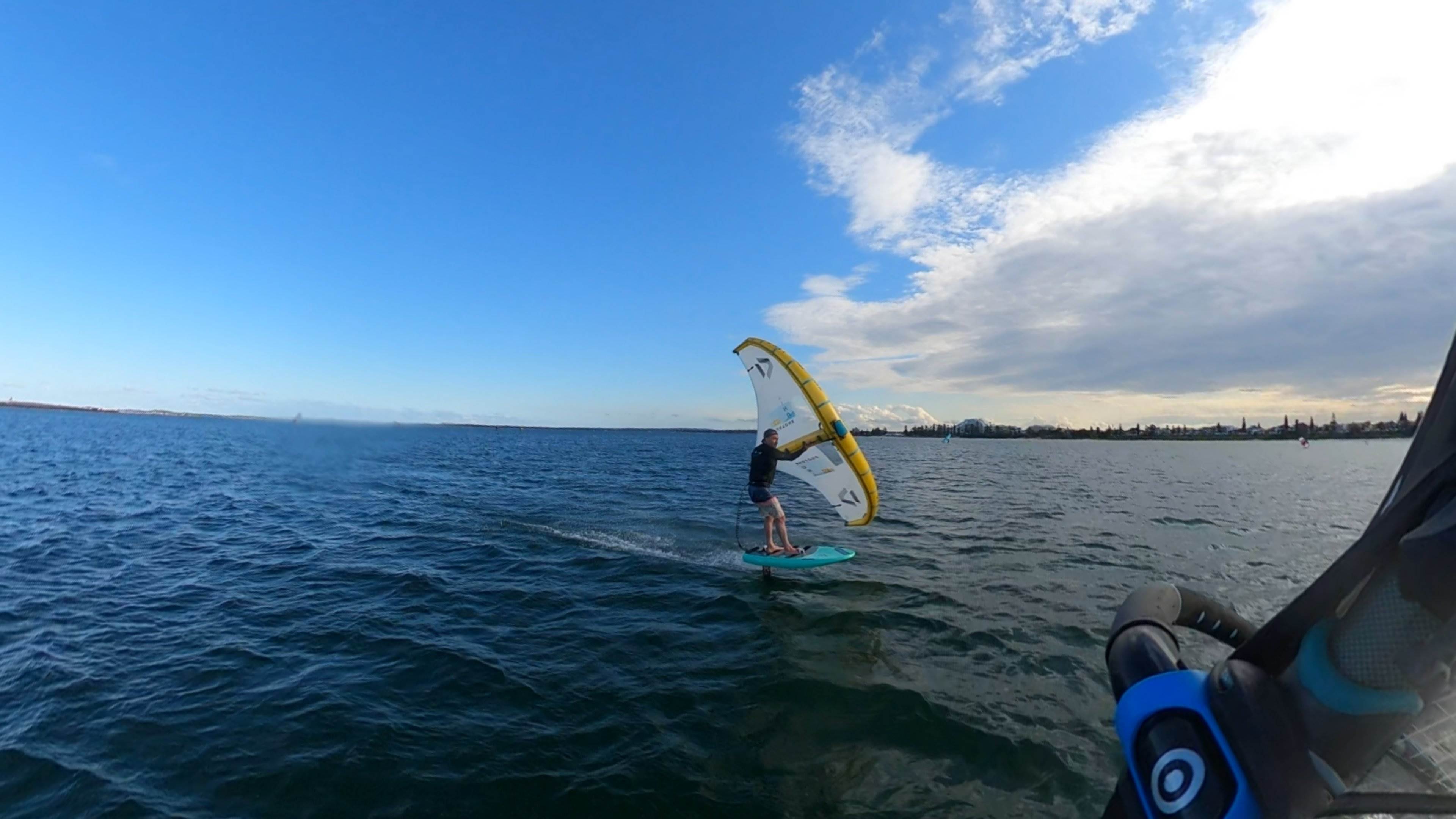 Early Spring day at the end of Winter 2022 with a lot of sails and wings out