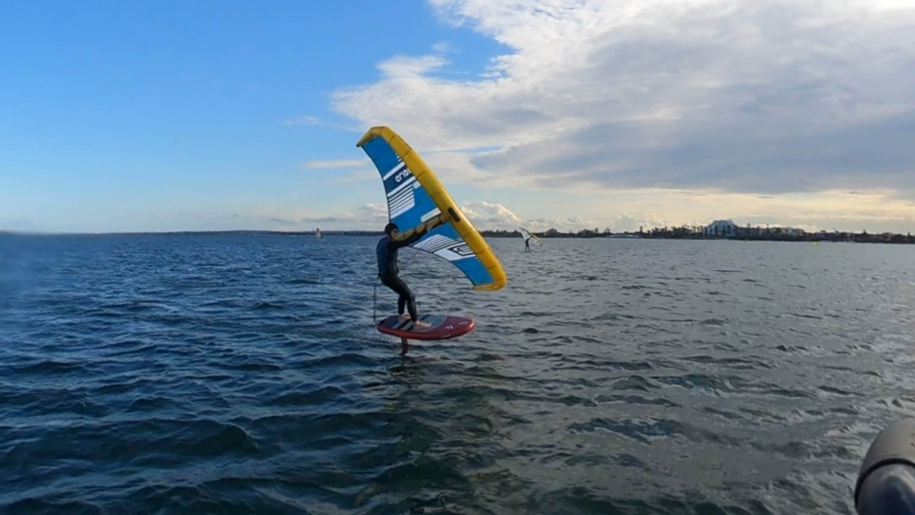 Early Spring day at the end of Winter 2022 with a lot of sails and wings out