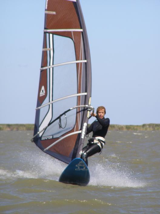 Susie sailing at Boggy Lake on Saturday the 10th of Febuary 2007