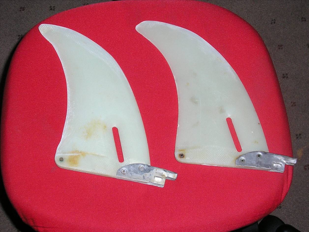 Torquay Slot fins - condition a little worse than first thought