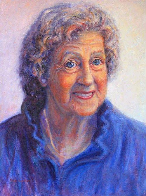 Betty Linton OAM - My Archibald prize portrait entry for this year