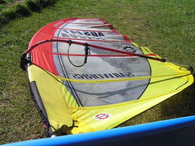 Sailworks 7.2m NPX rigged for 8 - 15kts for a 64kg sailor - problems?