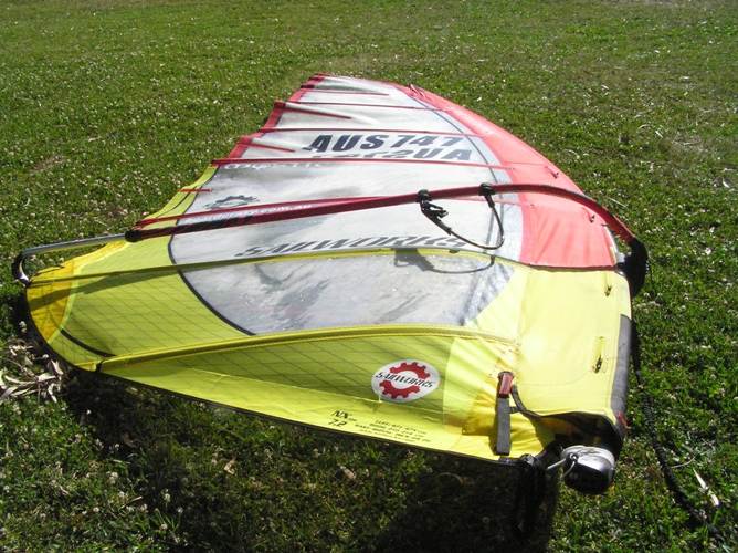 Sailworks 7.2m NPX rigged for 8 - 15kts for a 64kg sailor - problems?