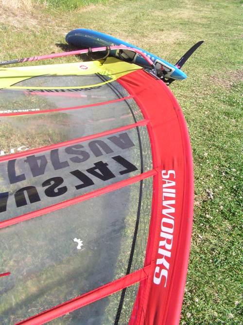 Sailworks 7.2m NPX rigged for 8 - 15kts for a 64kg sailor - problems?