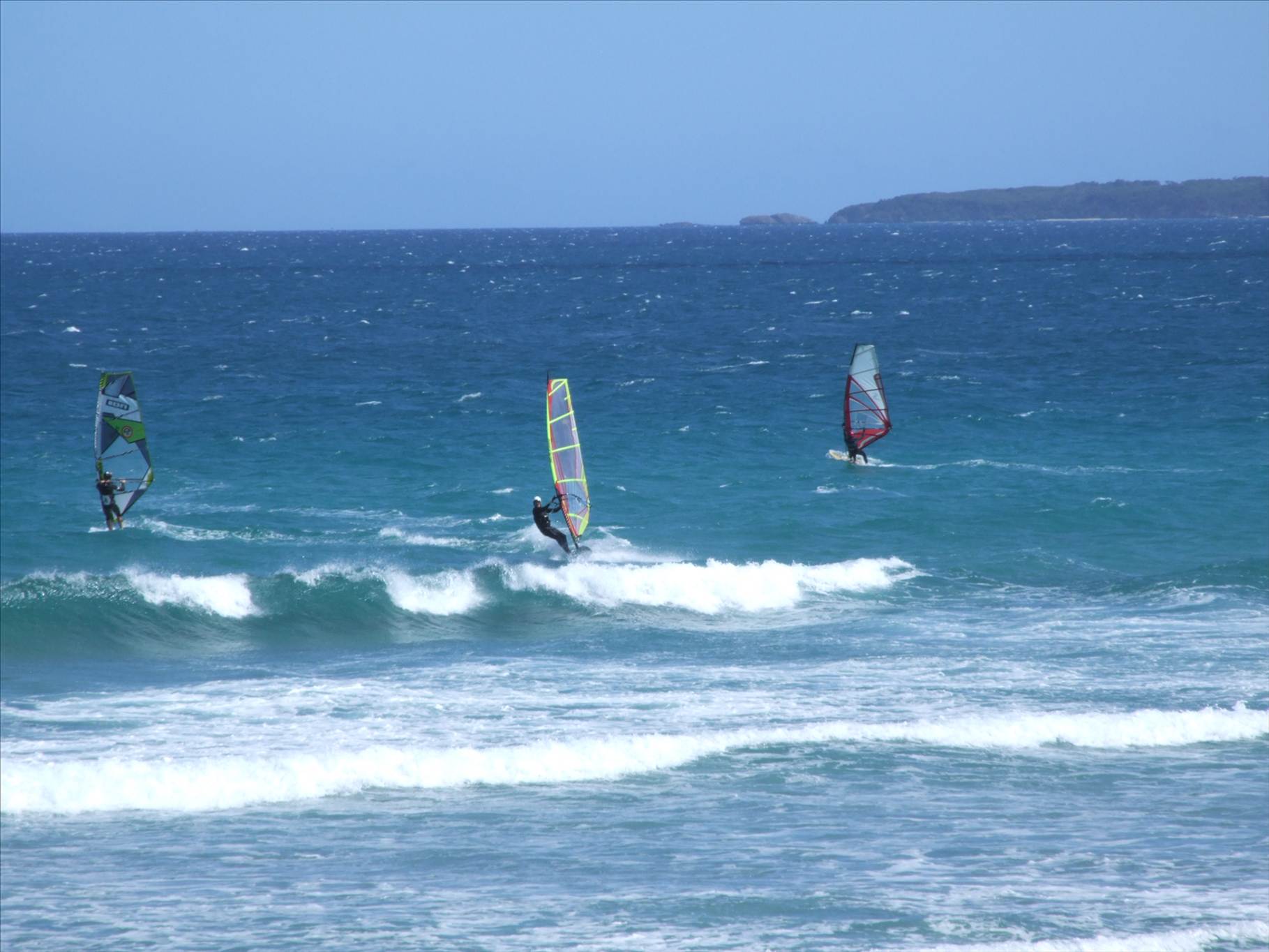 Great day windsurfing at the Gap Waratah Bay