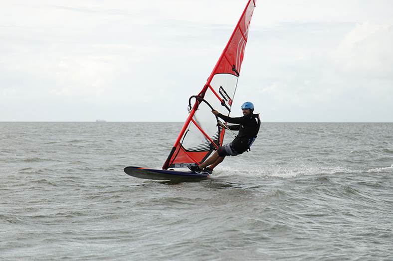 Big sail slalom boys that held on after everyone else went home.