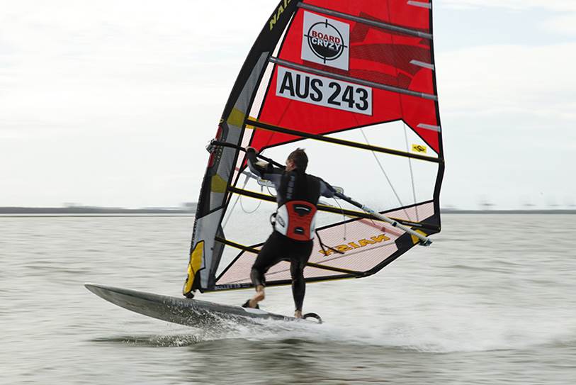 Big sail slalom boys that held on after everyone else went home.