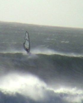 Ian Pott - bailing a big close out further down - not a nice place to be!
