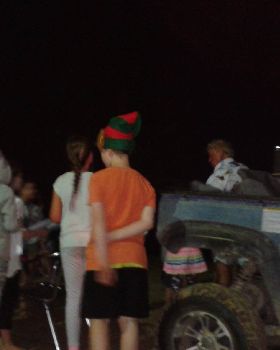 xmas carols on beach