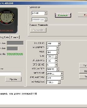 Locosys GW-52 Utility V1.4 Scrool adjust window