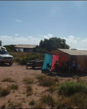 sh#t hot campsite at gnarls prior to first 4.2 day