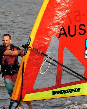 Wally sailing Vicky Point
