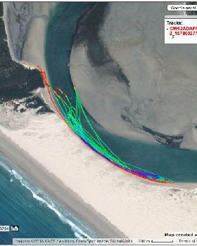 Trackmap sandy Point 11-06-16