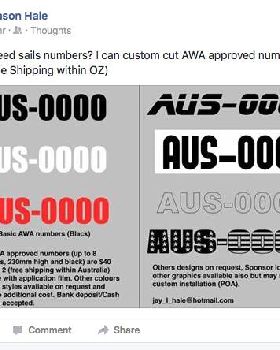 Jason sail numbers