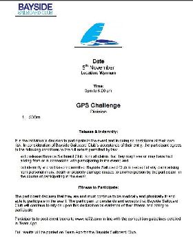 GPS Event 5 Nov.