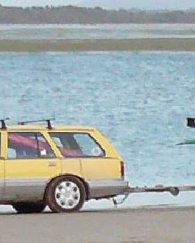 trailer board rack