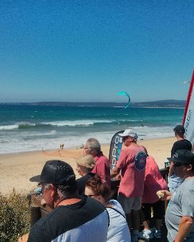 Sea breeze is coming in, morning of the final day