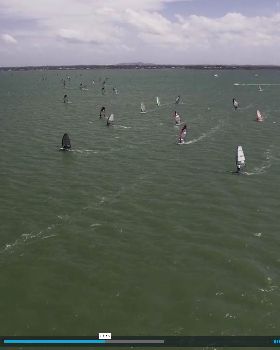 Worlds last race first windward