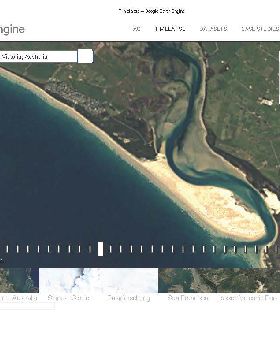 Timelapse - Google Earth Engine 1994 Sandy point Page 1