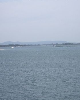 Yamba - Looking Norwest from launch