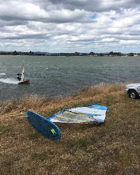Guys sailing Dorans