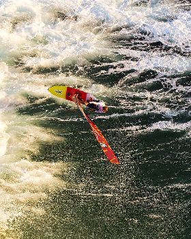 Jaeger Stone hitting the waves at the Wave Comp