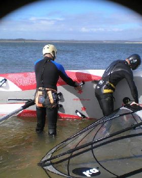 Starboard Gemini - tandom at the spit