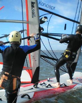 Starboard Gemini - tandom at the spit