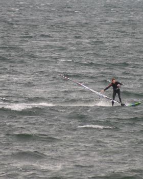 Classic northerly at Greens