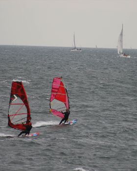 Classic northerly at Greens