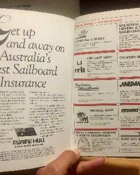 First Annual Sailboard Guide 1984-85 Australia
