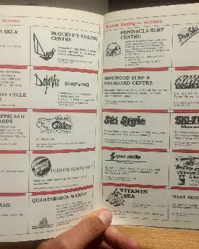 First Annual Sailboard Guide 1984-85 Australia