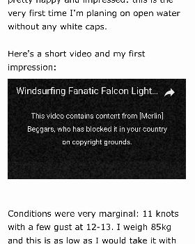Windsurfing