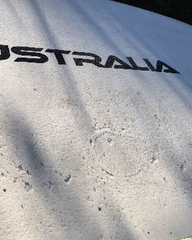 frost on board - cold in qld