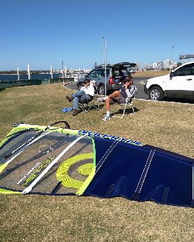 Waiting for wind or inspiration?