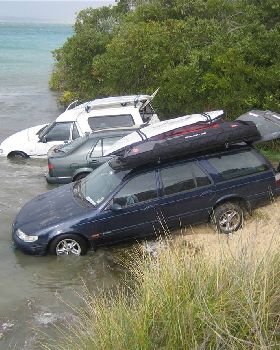 Lucky Craig had 4WD but it wasnt enough to stop Shelbys from needing a tow home