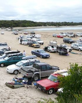 Car park at speedweek