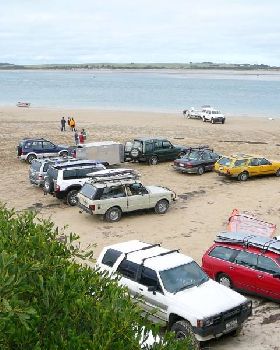 car Parking at Sandy Point