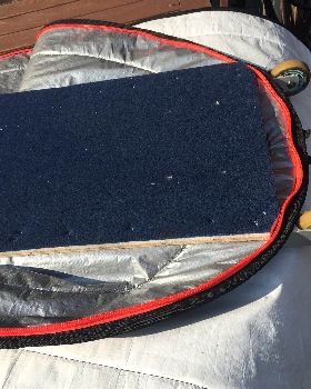 Board bag rollers