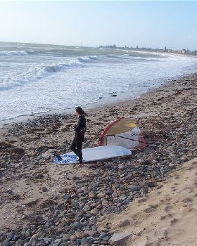Kym at seacliff Sunday 