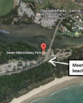 Gerroa beach map