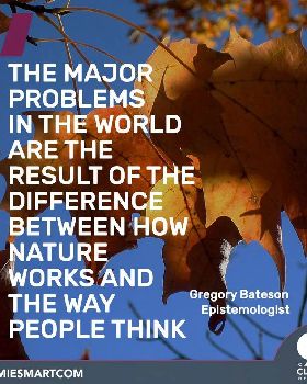 Nature works - people think