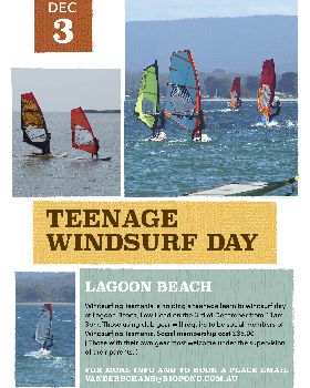 teenage windsurf day