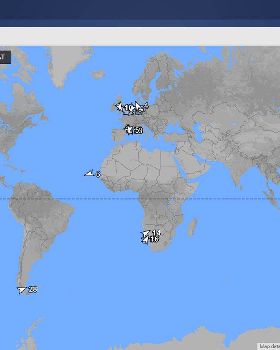 Speed World Map